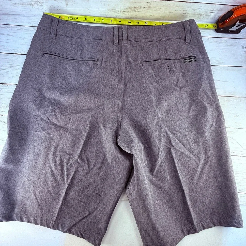 ONeill‎ Hybrid Mens Board Shorts Heather Purple Grey Hyperdry Chino Size 36